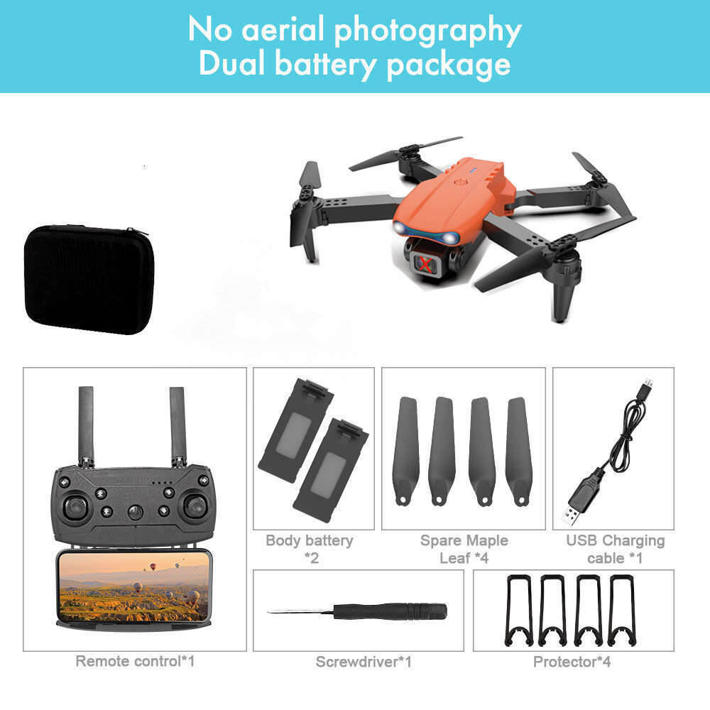 E99PRO Remote Control Obstacle Avoidance K3 Drone HD Aerial Photography 4K Dual Camera Stacked Quadcopter Aircraft
