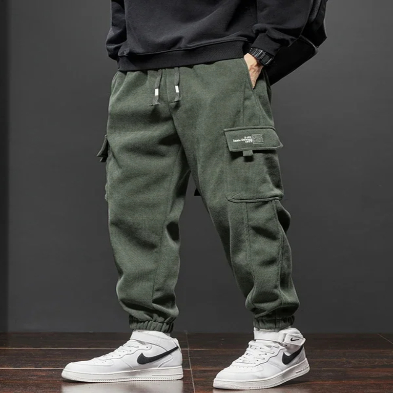 Spring Autumn Style Elastic Waist Casual Pants for Men Stretch Straight Drawstring Harem Jogging Sports Long Male 251023