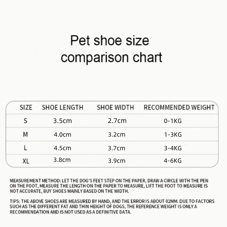 4 dog shoes in summer non-slip breathable wear pet dog shoes soft sole can not shake off the dog protective foot cover suitabl 250402