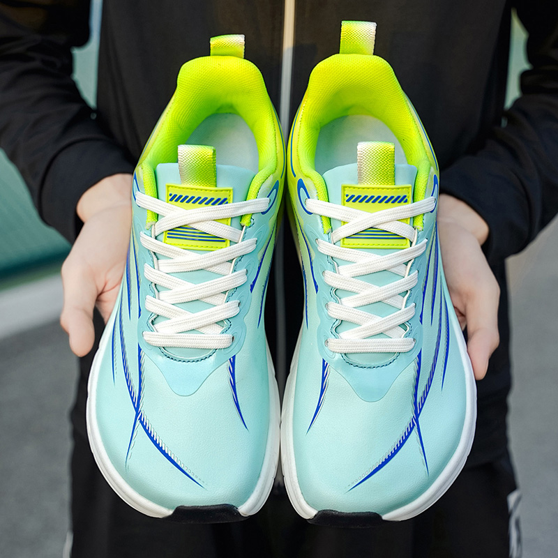 men's oversize sports casual shoes black style spring autumn trendy lightweight wear-resistant breathable wider toe gym sneakers