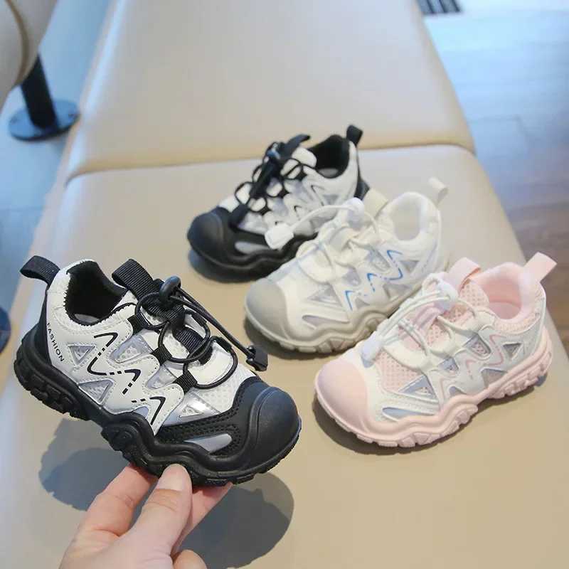 Kids Sneakers Boys Girls Outdoor Running Footwear Non-slip Rotary Buckle Children Casual Sports Shoe Hiking Mountaineering ShoesT251105