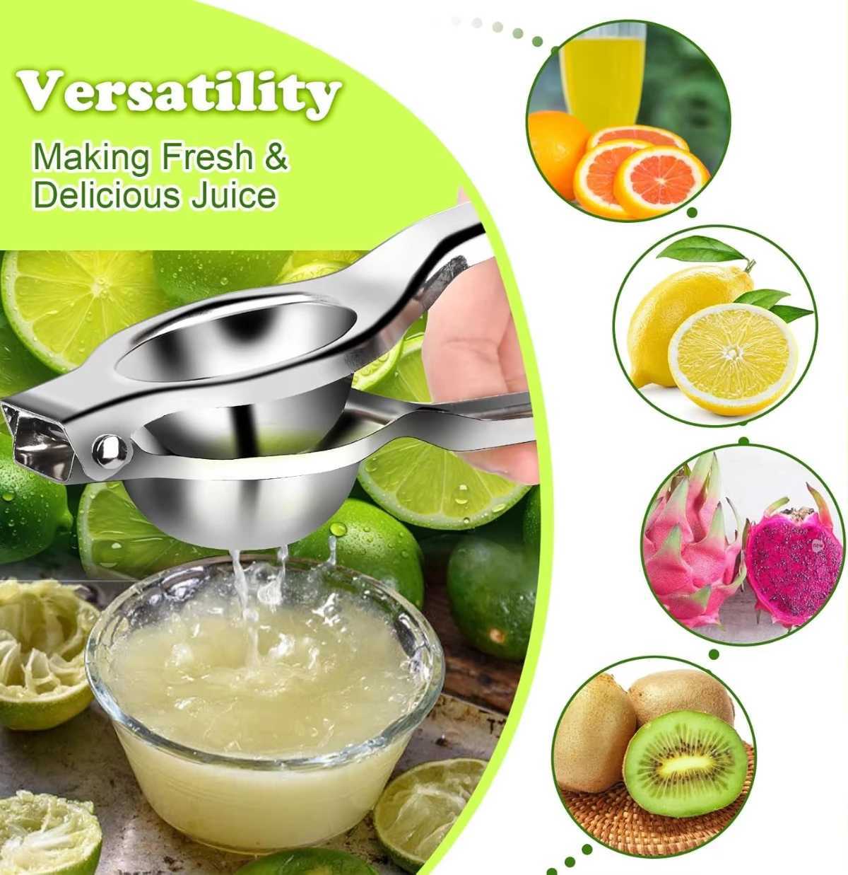 Stainless Steel Lemon Squeezer Manual Lemon Clip Processor Household Orange Citrus Juicers Fruit Pressing Kitchen Accessories C2511051