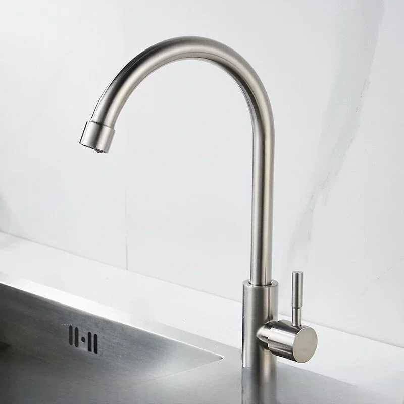 304 Stainless Steel Faucet Kitchen Bathro Sink Universal Bathro Accessories Shower System Washbasin Mixer Basin Mixer Tap Y251104