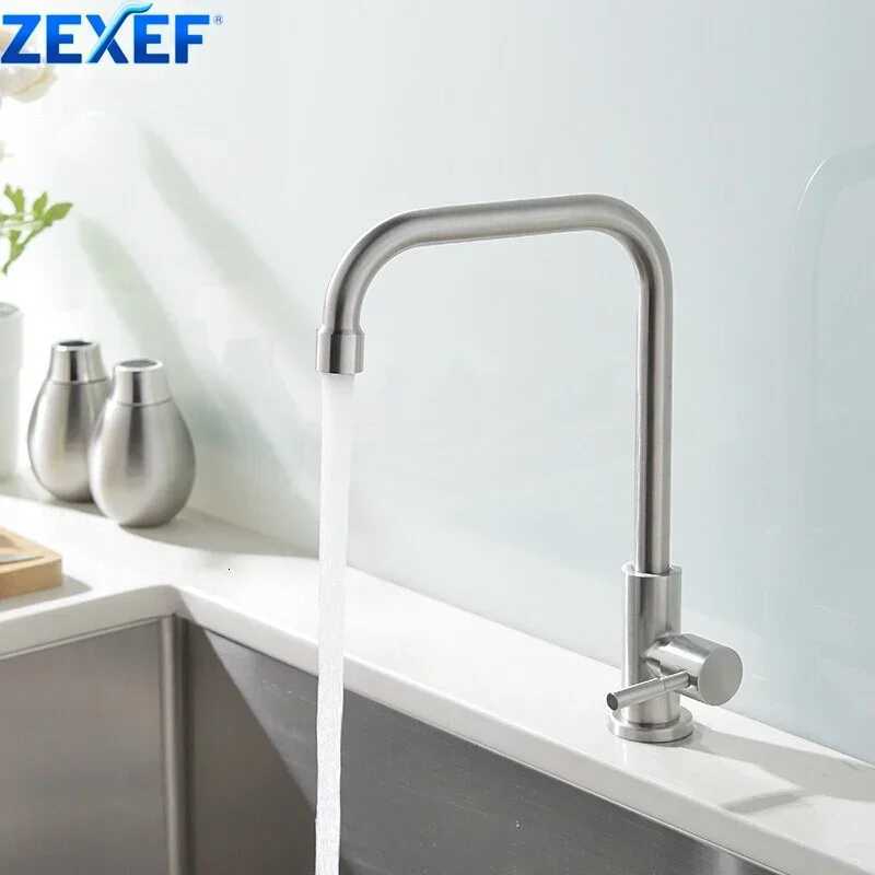 304 Stainless Steel Faucet Kitchen Bathro Sink Universal Bathro Accessories Shower System Washbasin Mixer Basin Mixer Tap Y251104
