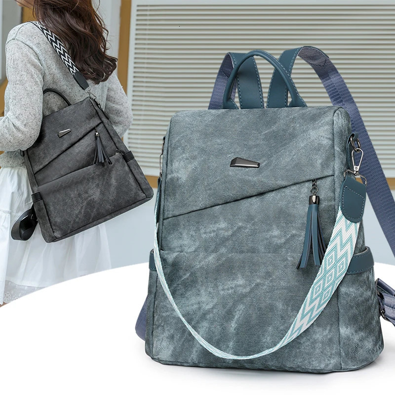 High Quality Pu Leather Backpack Women Ladies Shoulder Bag er Fashion Daypack Large Capacity School Bag for Girls 251105