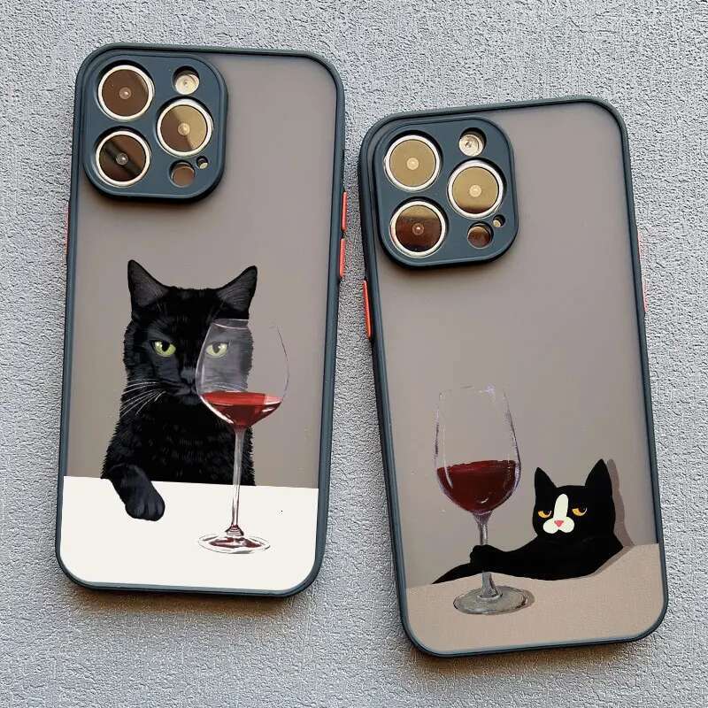 Funny Cat Daily Life Phone For 11 Case iPhone 12 14 Mini 16 13 15 Pro Max 7 8 Plus XR XS X Shockproof Covers