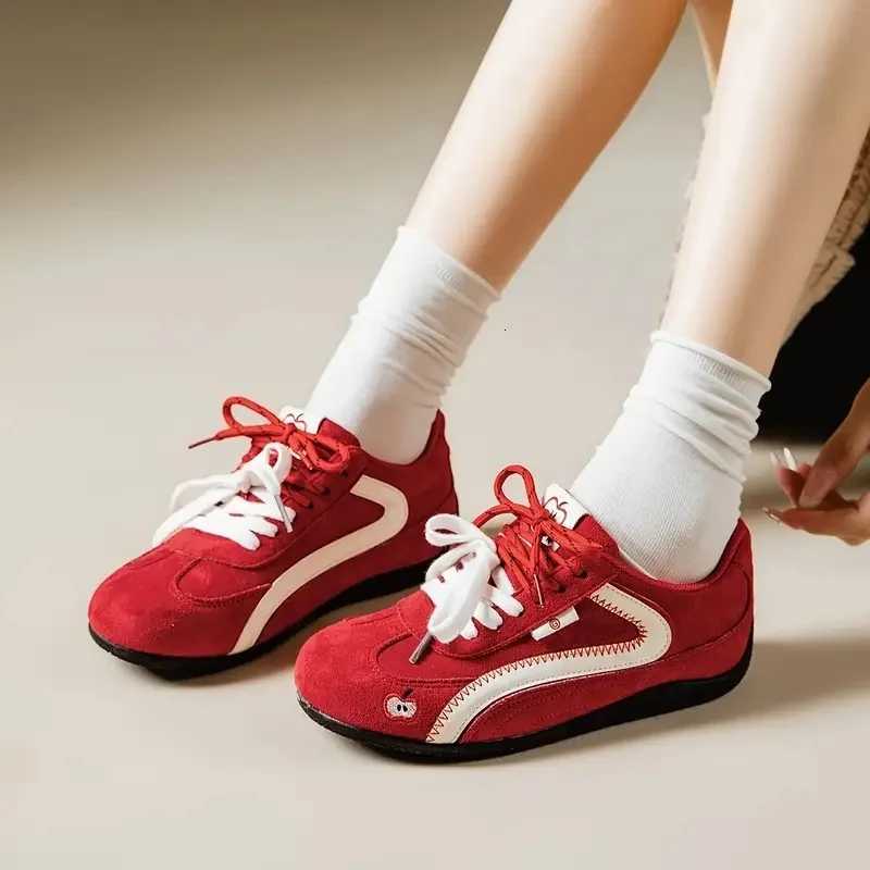 2025 Spring Vintage-Inspired WenS Sneakers Bowknot - Double Strap Casual Sporty Flat Shoes Mesh Lining Fabric Insole Y251105