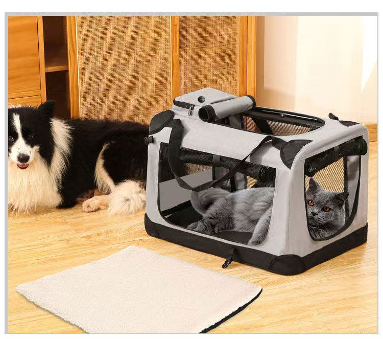 Dog out package large dog car portable pet large capacity medium-sized dog cat portable car dog cage