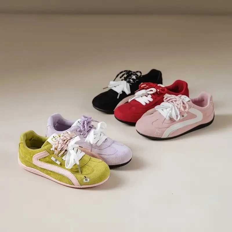 2025 Spring Vintage-Inspired WenS Sneakers Bowknot - Double Strap Casual Sporty Flat Shoes Mesh Lining Fabric Insole Y251105