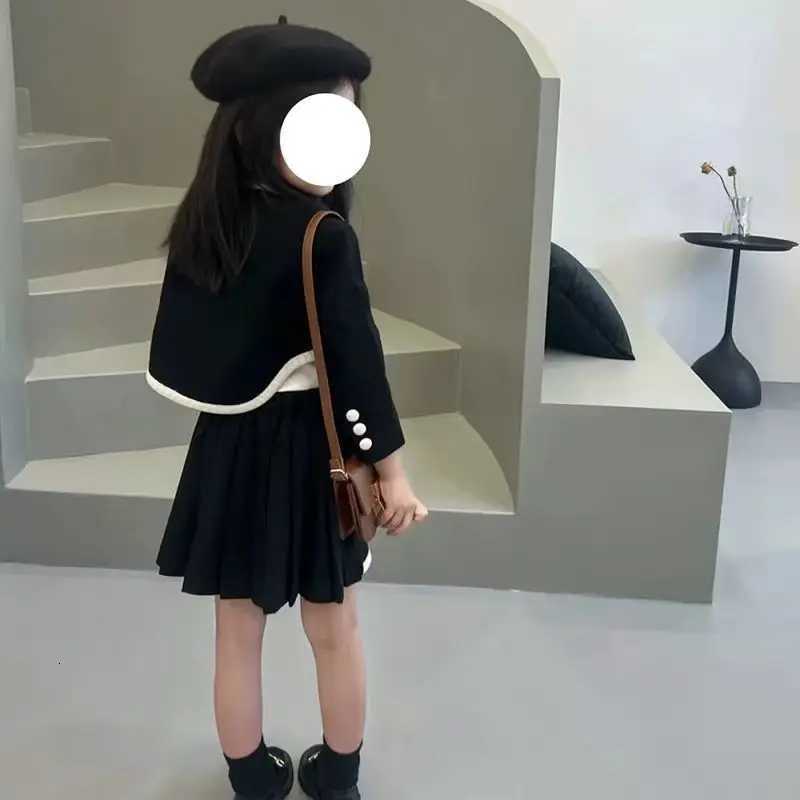 2pcs Girls Sweet Sets Kids Winter Autumn Long Sleeves Princess Top and Skirt Birthday Designed Uniform Luxury Party 2-7 Years Y251105