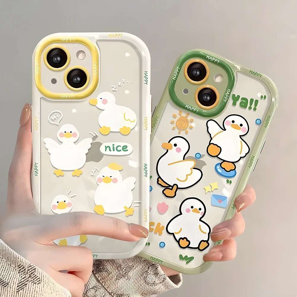 Cut Cat Aninal Phone Case For 13 Funda iPhone 11 14 15 16 Pro Max 12 XR X Xs 7 8 Plus SE 15pro 13pro Silicone Soft Cover