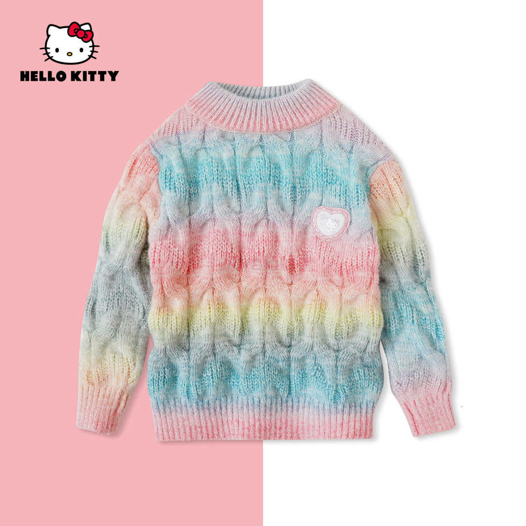 Sanrio HelloKitty Winter Girls Sweater for Kids Stylish Childrens Clothing H251105