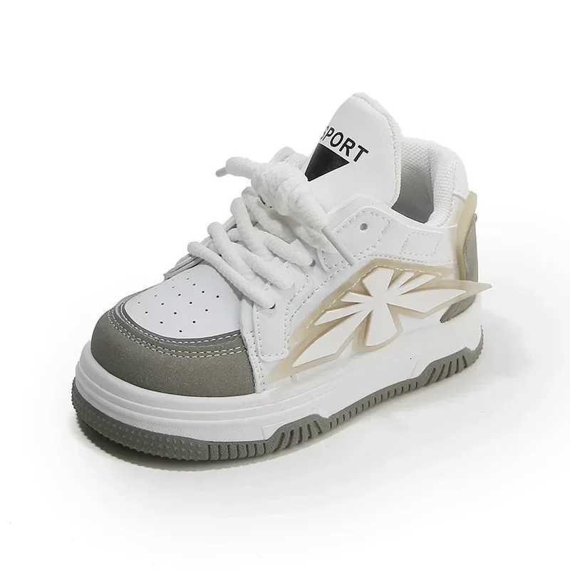 2025 New Spring Childrens Sneakers Boys Sport Shoes Girls Non-slip Casual Shoes High Top Student Shoes Toddler ShoeT251105