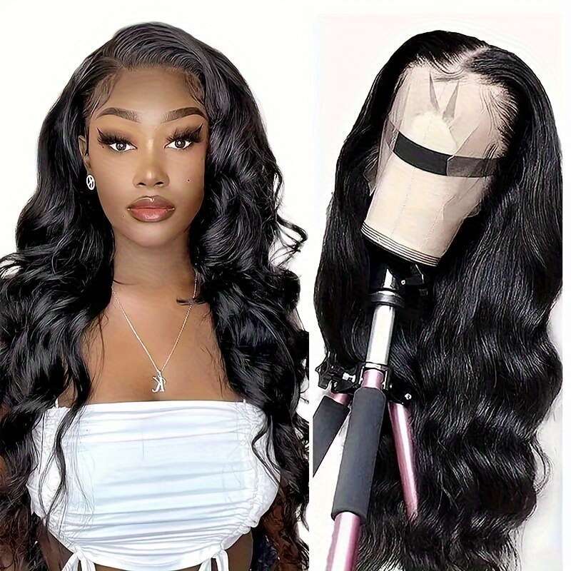 Elegant Black Women - Long Curly Wave Style, Heat-Resistant Synthetic Fiber, Look With Perfect For Daily Wear & Cosplay, Versatile Cosplay Sleek Hairp