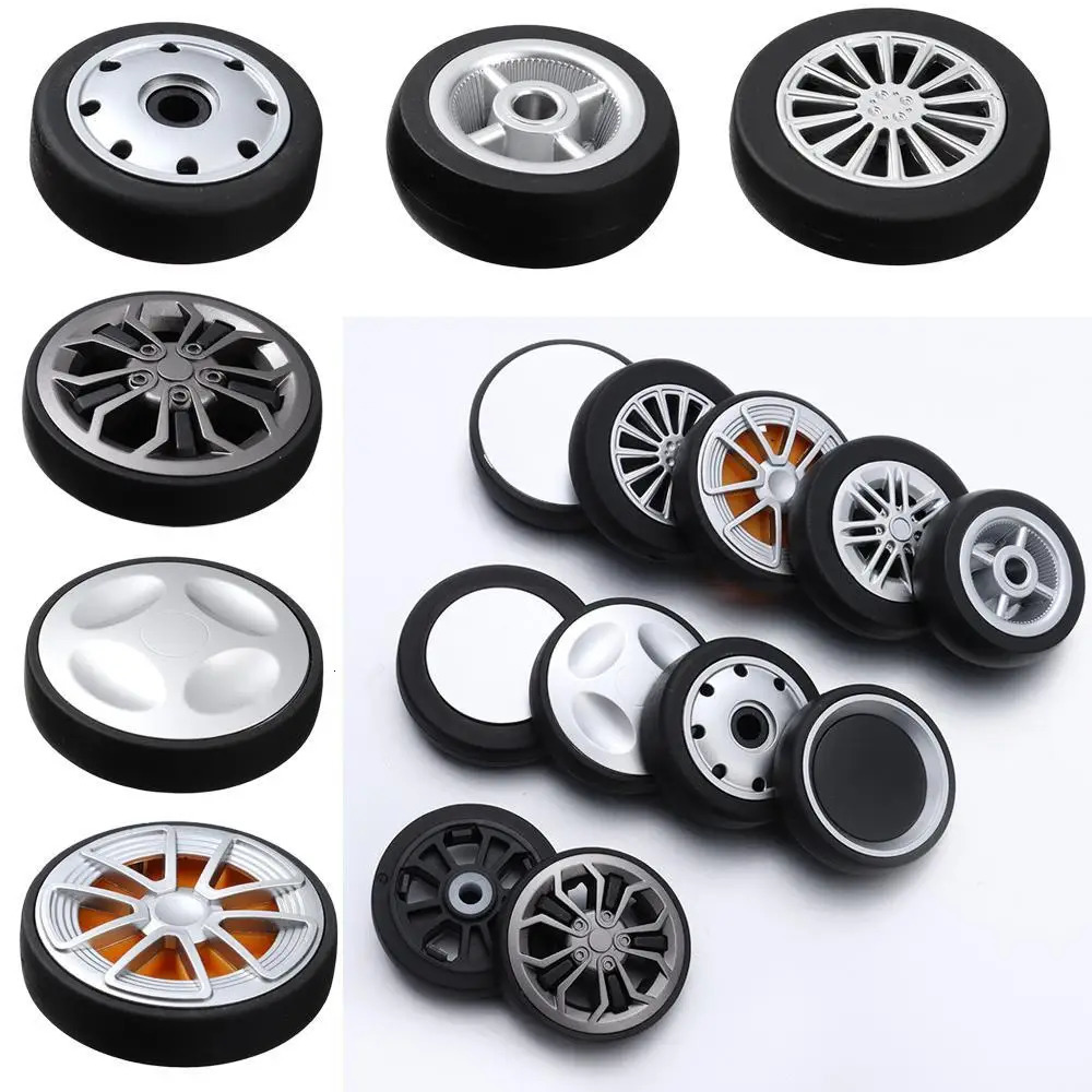 2Pcs Replace Wheels With Screw For Travel Luggage Suitcase Wheels Axles Repair Kit Silent Caster Wheel DIY Repair 251031