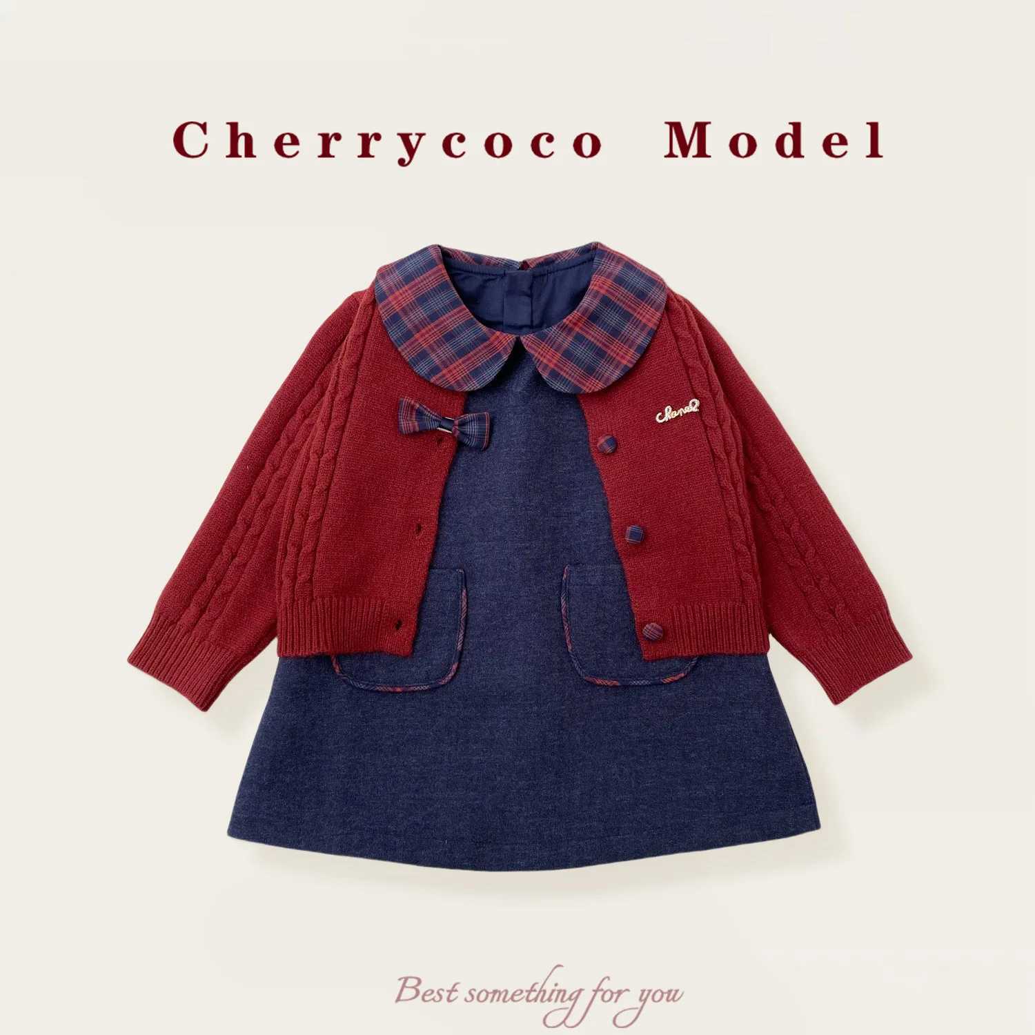 Girls Set 2025 Autumn New Style Baby Girl Stylish Princess Doll Skirt Two Piece Set Y251105