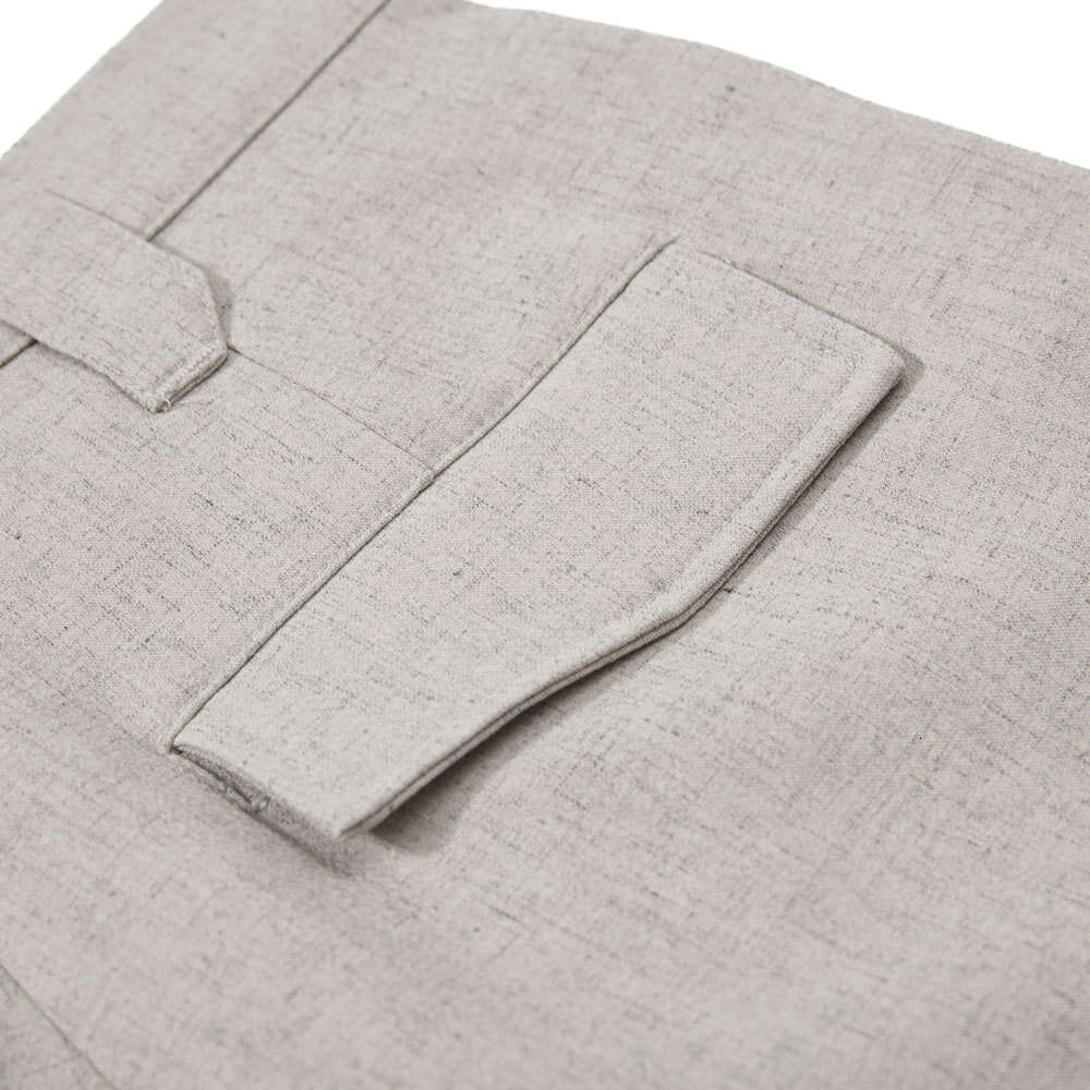 Loose Casual Suit Men's European and American Trendy Brand High Street Vibe Style Solid Color Versatile Draped Wide-Leg Straight Long Pants