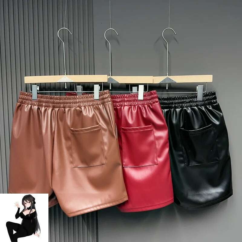 Men's Shorts Reflective Leather Embroidery Letter Label Beach Shorts Men Women Summer Casual Drawstring Loose Board Shortpant Young Style