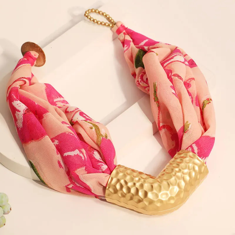 Statement Floral Geometric Necklace for Women Girl Trendy Wedding Party Jewelry Accessory 251031