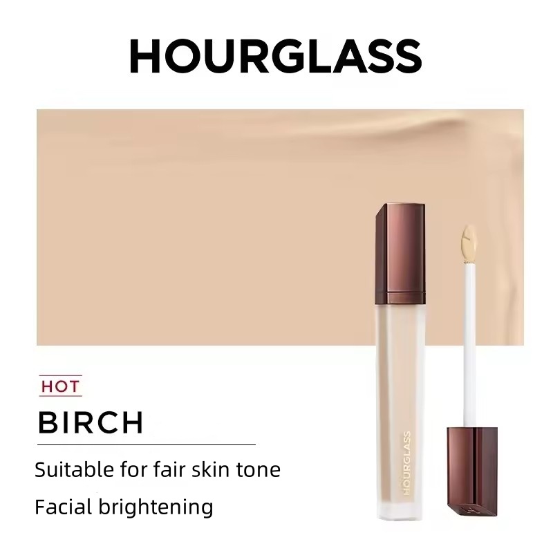HOUR/GLASS Traceless Concealer covers acne, eye bags, dark circles, tears, brightening and moisturizing Salmon