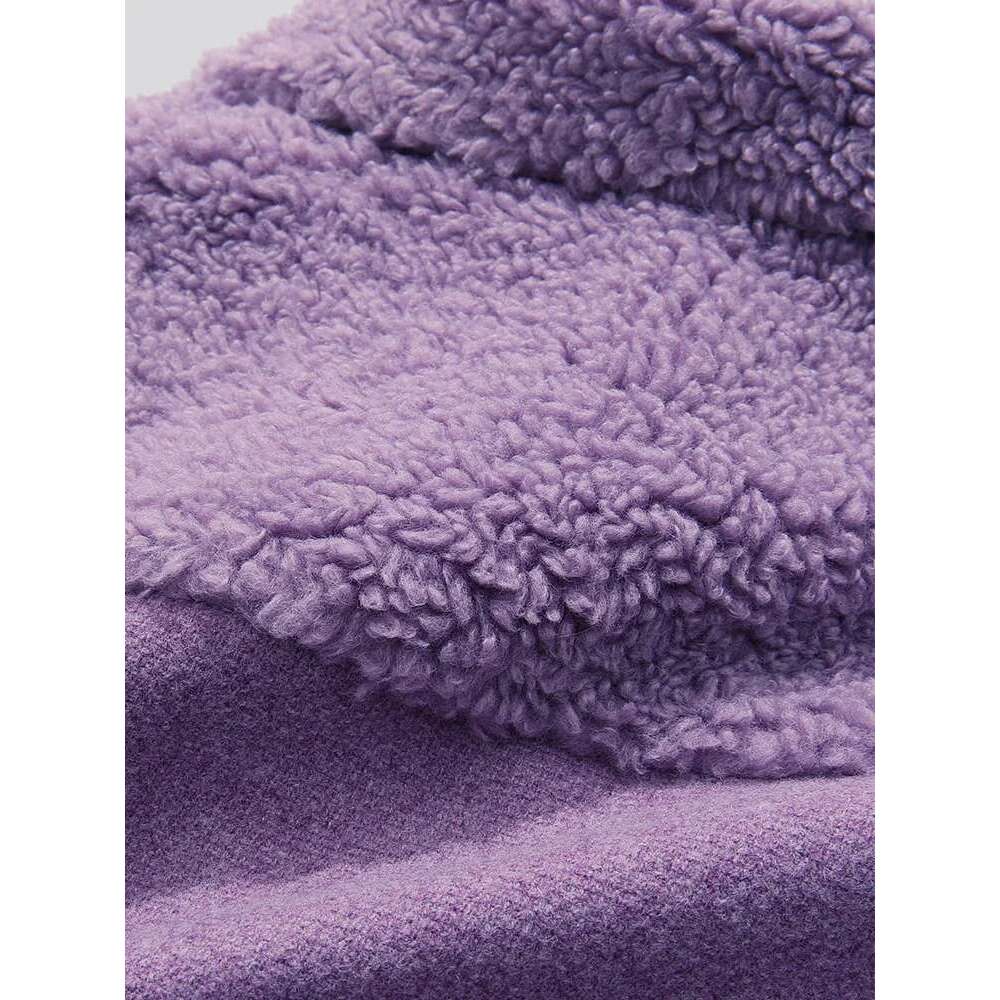 Winter Coat For Women Warm New Outwears Autumn Short Quilted Jackets Gentle Solid Lambswool Parkas