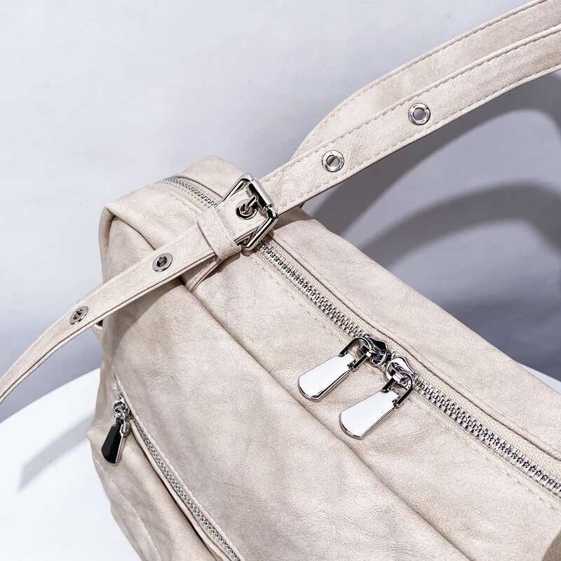 Korean Casual Custom Initials Box Bags For Women Designer Handbag Purse 2025 New In PU Multiple Pockets Underarm Shoulder