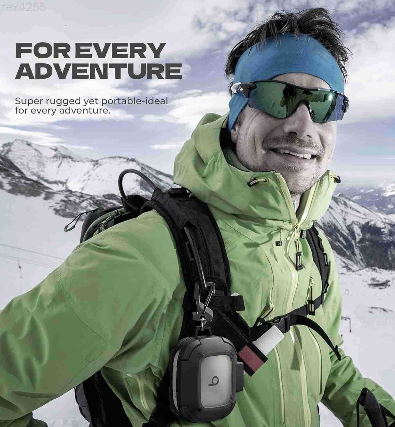 for Beats Powerbeats Pro 2 Case with DropProofL ockS hockproofR uggedB umperC asesP rotectiveC overw ithC arabinerK eyringC leanerK itf orP owerbeatsP