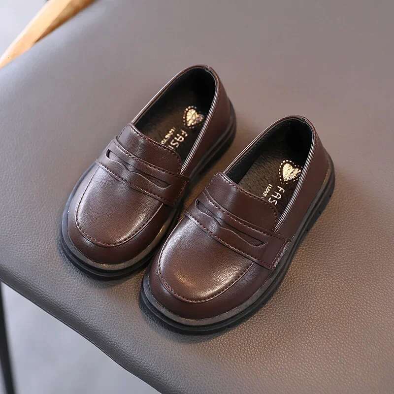 2025 Summer New Children's Leather Shoes for Boys and Girls, School Designers, Fashion Flat Shoes, Casual Sports Shoes