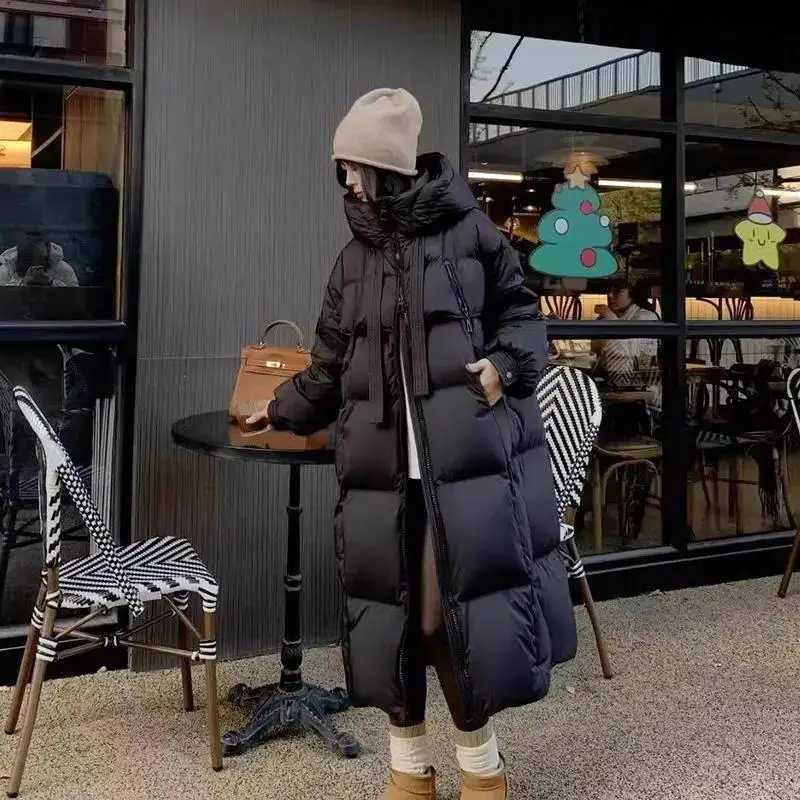 Womens Winter Down Jacket Parkas Brand Luxury Woman Clothes Warm Thick Loose Winter Coats Long Padding Padded Jacket HWY290T251105