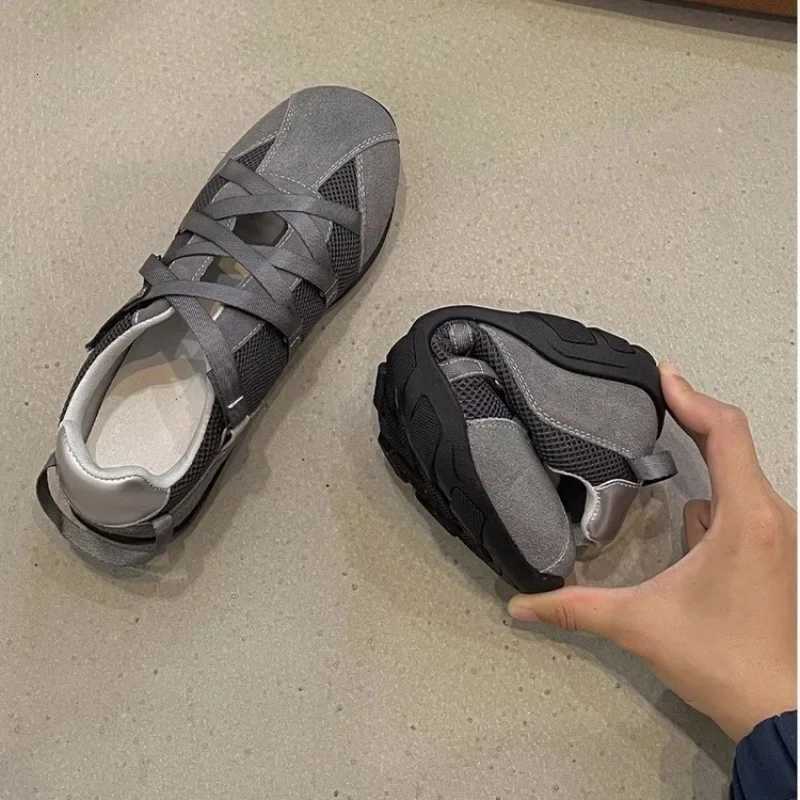 Sporty Casual Mary Jane Trainer Shoes for Wen Ballet Style Rubber Upgraded Version of Xiaozhong Functionality Wind Y251105