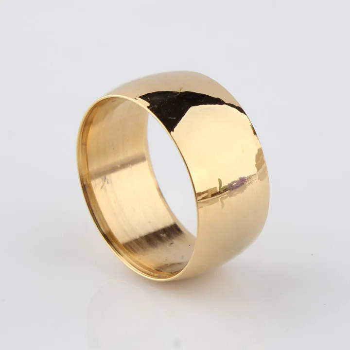 10mm Never Fading Classic Engage Wedding Steel Rings for Men And Women Jewelry 251031