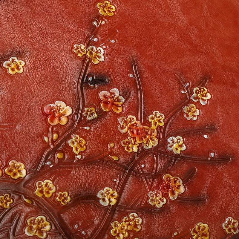 MOTAORA Vintage Emed Women Shoulder Leather Top-Handle Ladies Large Capacity Messenger Bags Ral Female Tote Bag