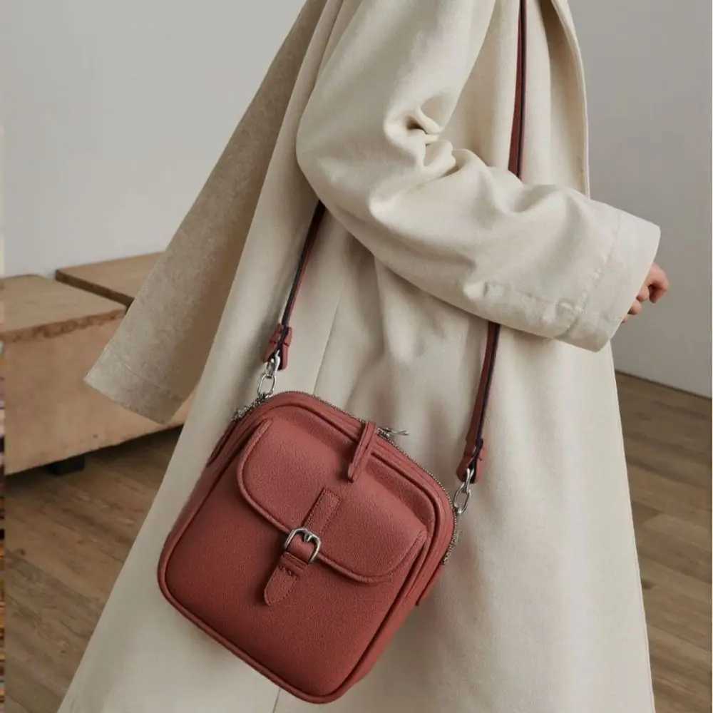 Leather Women Messenger Bag Large Capacity with Adjustable Removable Strap PU Shoulder Bag Anti-theft Solid ColorXJ251105