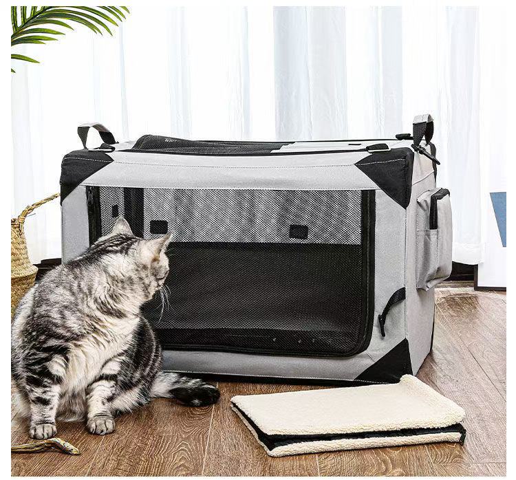 Folding car cat cage out portable pet tent cat kennel portable four seasons general rear trunk available