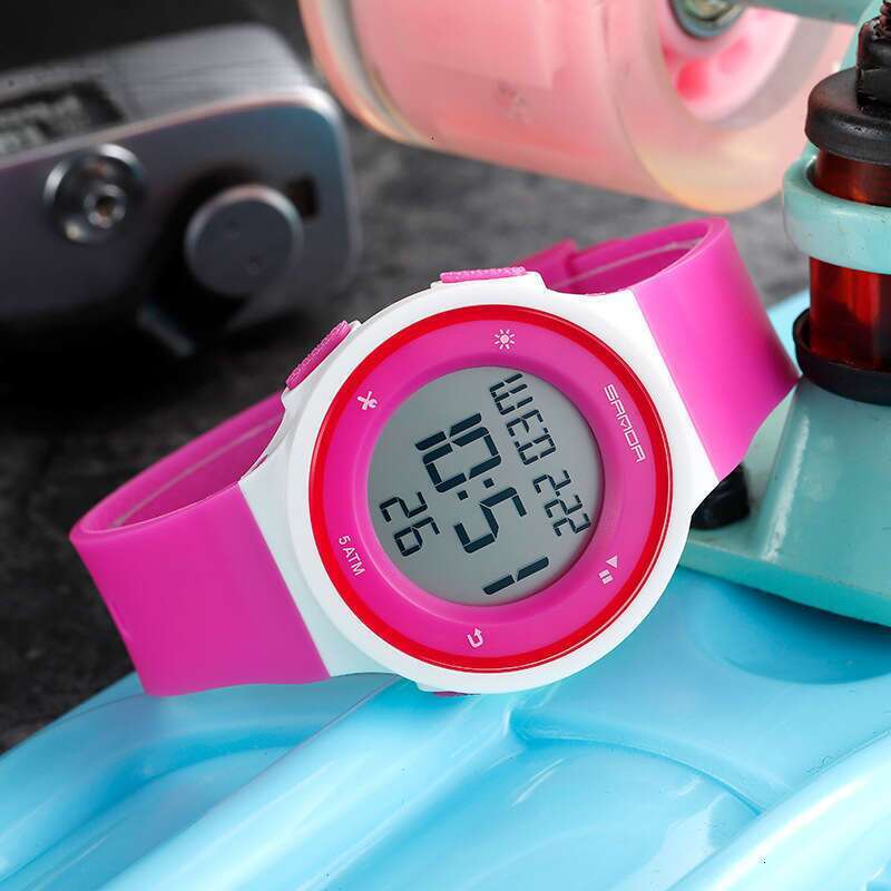 DHwatches Sanda Casual for Men and Women, Multi-Functional Countdown, Luminous Outdoor Hiking Sports Electronic Watch, Diving Waterproof Watch