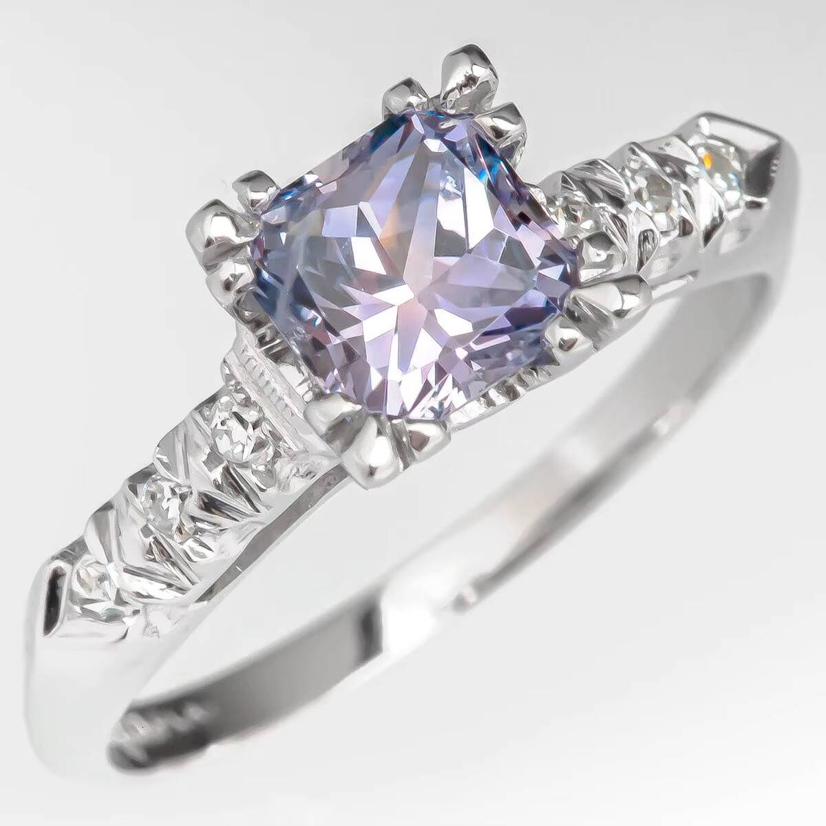 Wholesale 925 Sterling Silver Jewelry Morganite Wedding Ring Set Morganite Ring