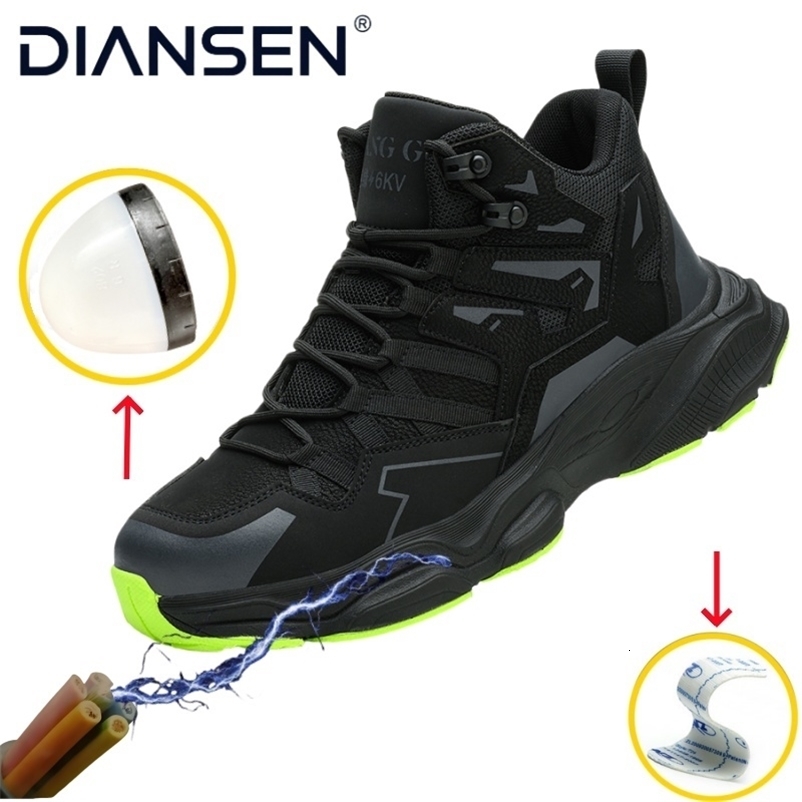 Antistatic Composite Steel Toe Midsole Safety Shoes Men Anti-Puncture Non Slip Industrial Working Protection Boots 251104