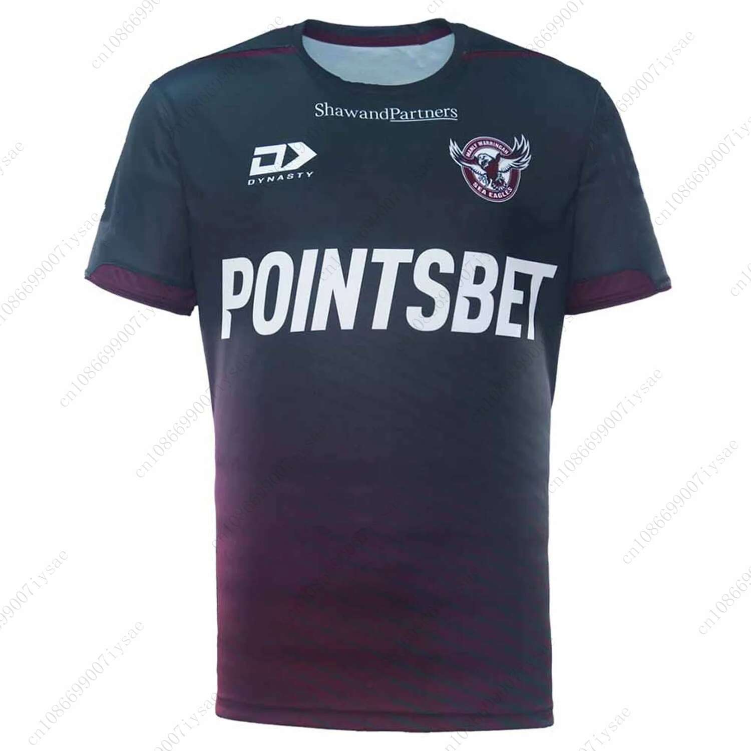 Sea Eagles Team 24 Arrival Man Rugby Summer Fathion Breathable New Training Jersey Football Oversized For Adult&Kid