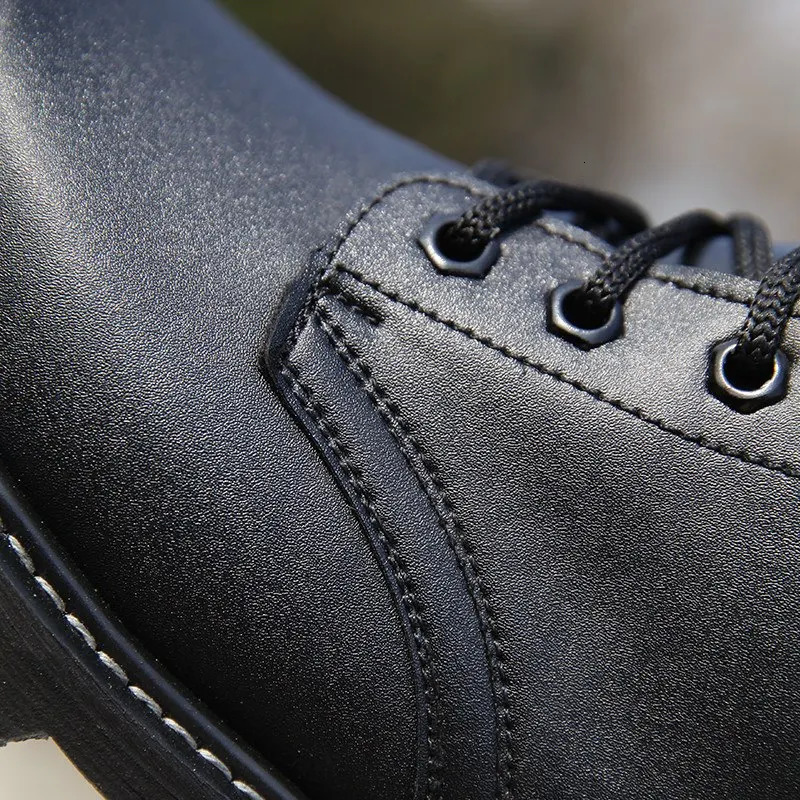 Men Steel Toe Work Safety Shoes Boots Black Tactical Bota Men Casual Boots Puncture Proof Insurance Shoes Motorcycle Boots Man 251103