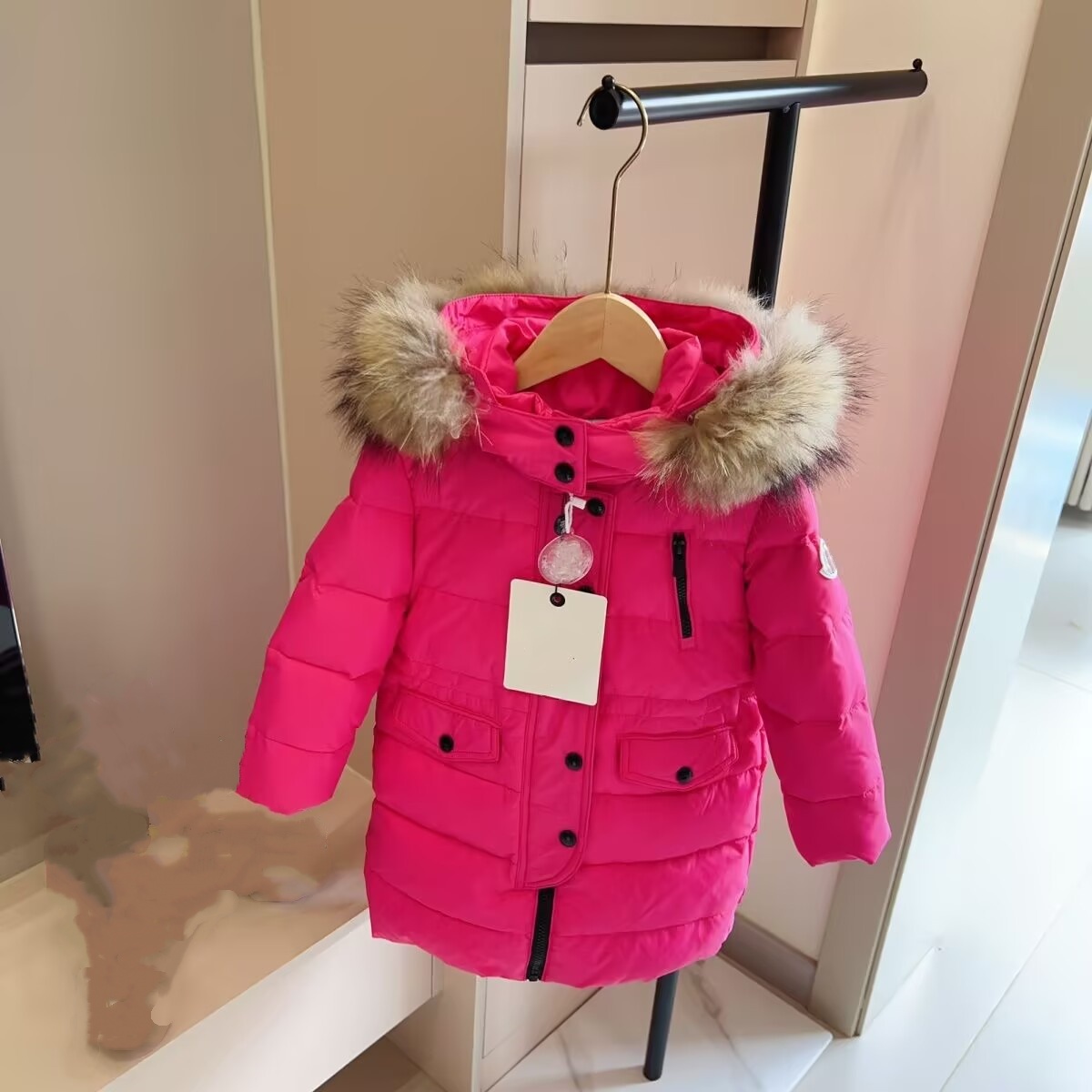 Winter Kids Br Down Jacket Quality Fashion Children's Boys Girls Jacket Designer Down Jacket Fashion Warm Windproof Jacket Sport Coat Size 100-170cm