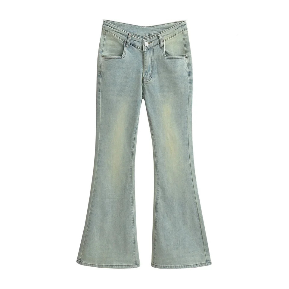 womens flannel jeans classic design with functional pockets high waist suitable for fashionable and comfortable wearing y2k 250403