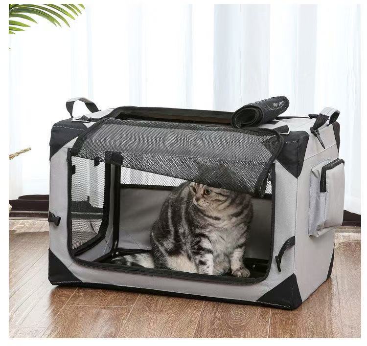 Folding car cat cage out portable pet tent cat kennel portable four seasons general rear trunk available