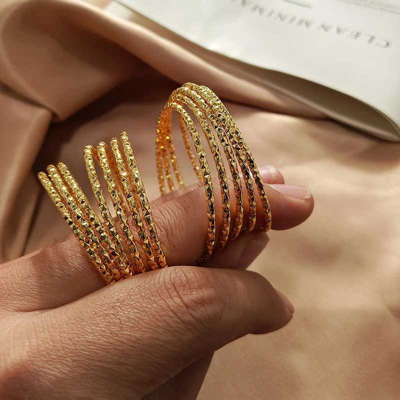 Baby Arabic Indian Jewelry Gold Color Bangles For Kids Copper Baby BraceletsXJ251105