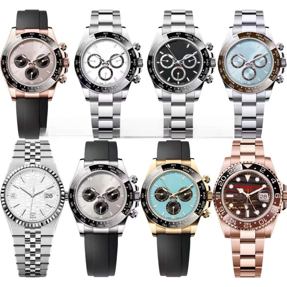 watch daytons automatic movement Stainless steel/Rubber strap designer watches men 40MM mechanical waterproof Wristwatches with box orologio di lusso