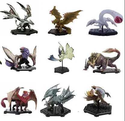 Genuine Scale Model Monster Hunter Rise of Dawn Series Male VALSTRAX Rathalos Nargacuga Velkhana Action Figure Toys Z251105