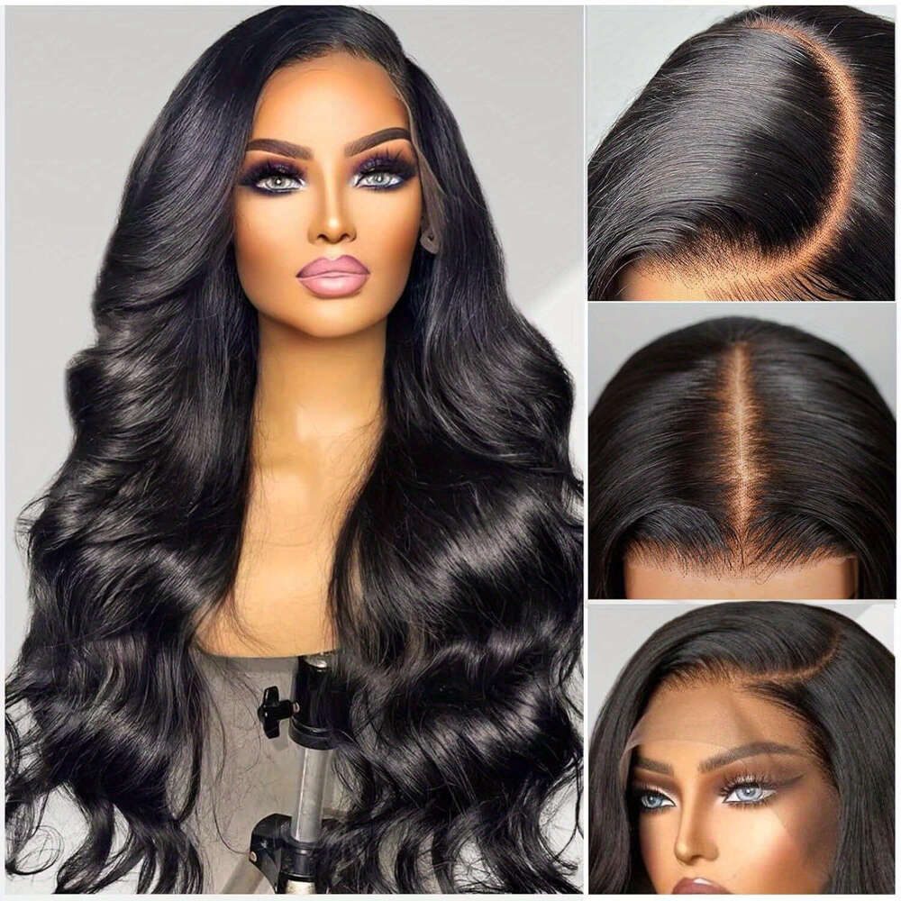 13X4 Human Wigs Pre Plucked With Baby Hair 13*4 Lace Front For Women 200% Density Natural Color