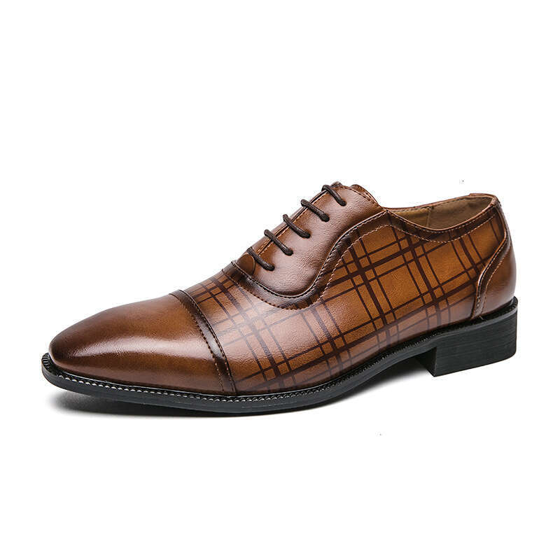 Large 38-46 Casual Leather 2023 Spring and Autumn Season New British Men's Shoes