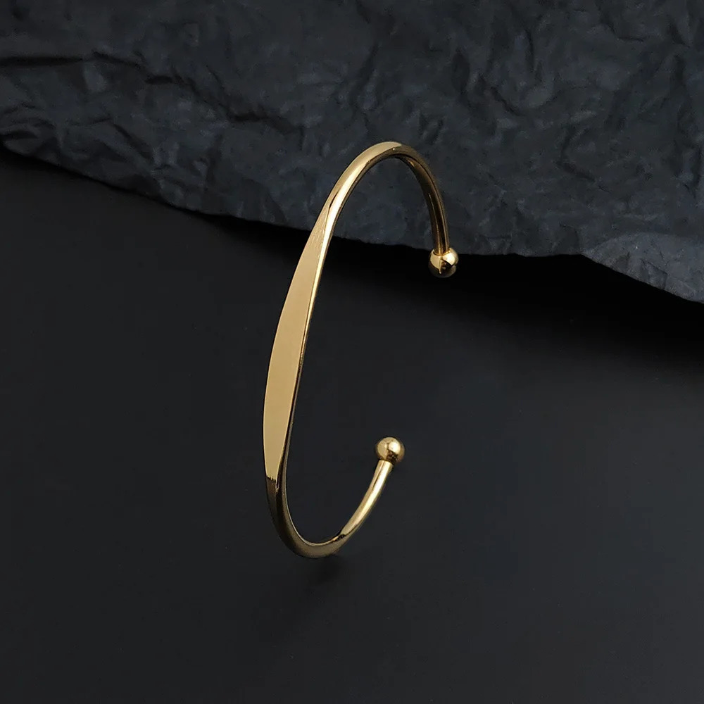 spherical colorful cshaped opening adjustable bracelet high quality gold plated womens bracelet wedding party jewelry 251031