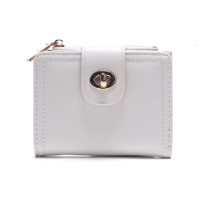 Japanese Style Student Simple Short PU Women's Wholesale Wallet Zipper Multi-Function ID Fashion Coin Purse