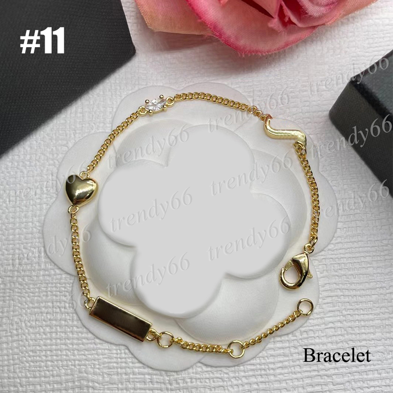 With Gift Box Fashion Classic Women's Pendant Necklace Bracelet Earrings Ring Gifts for Women